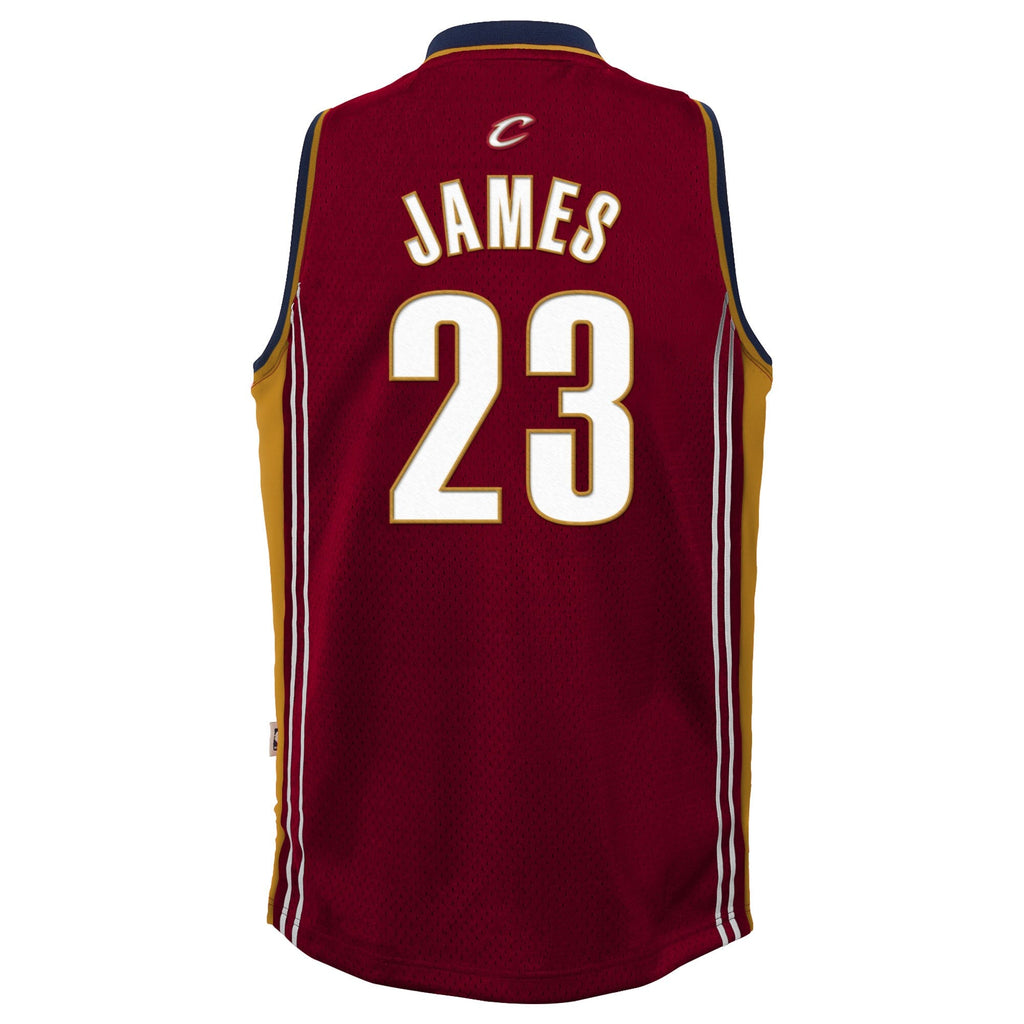 LeBron James - Cleveland Cavaliers 2003 - 04 Hardwood Classics Swingman Jersey - Red