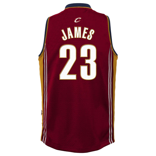 LeBron James - Cleveland Cavaliers 2003 - 04 Hardwood Classics Swingman Jersey - Red