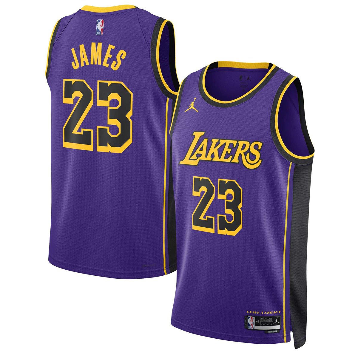 LeBron James - Los Angeles Lakers Jordan Brand Statement Edition Swingman Jersey
