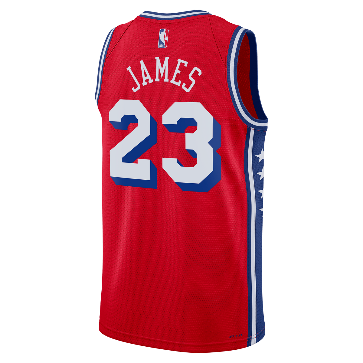 LeBron James - Philadelphia 76ers Jordan Brand Statement Edition Swingman Jersey - Red