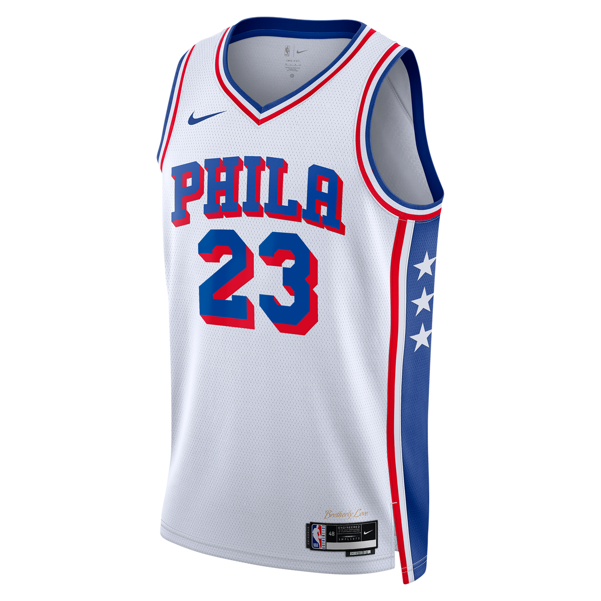 LeBron James - Philadelphia 76ers Association Edition Swingman Jersey - White