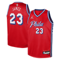 LeBron James - Philadelphia 76ers Jordan Brand Statement Edition Swingman Jersey - Red