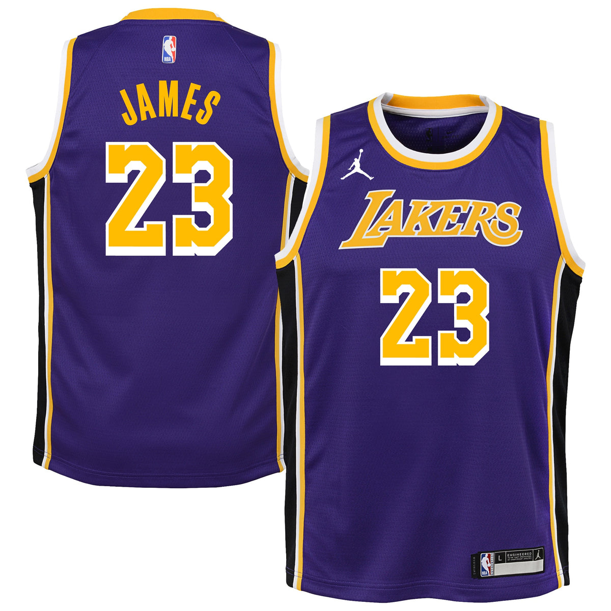 LeBron James - Los Angeles Lakers NBA Statement Swingman Jersey