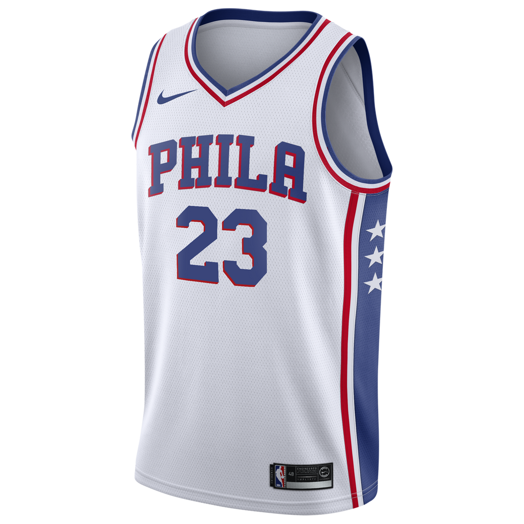 LeBron James - Philadelphia 76ers Association Edition Swingman Jersey - White