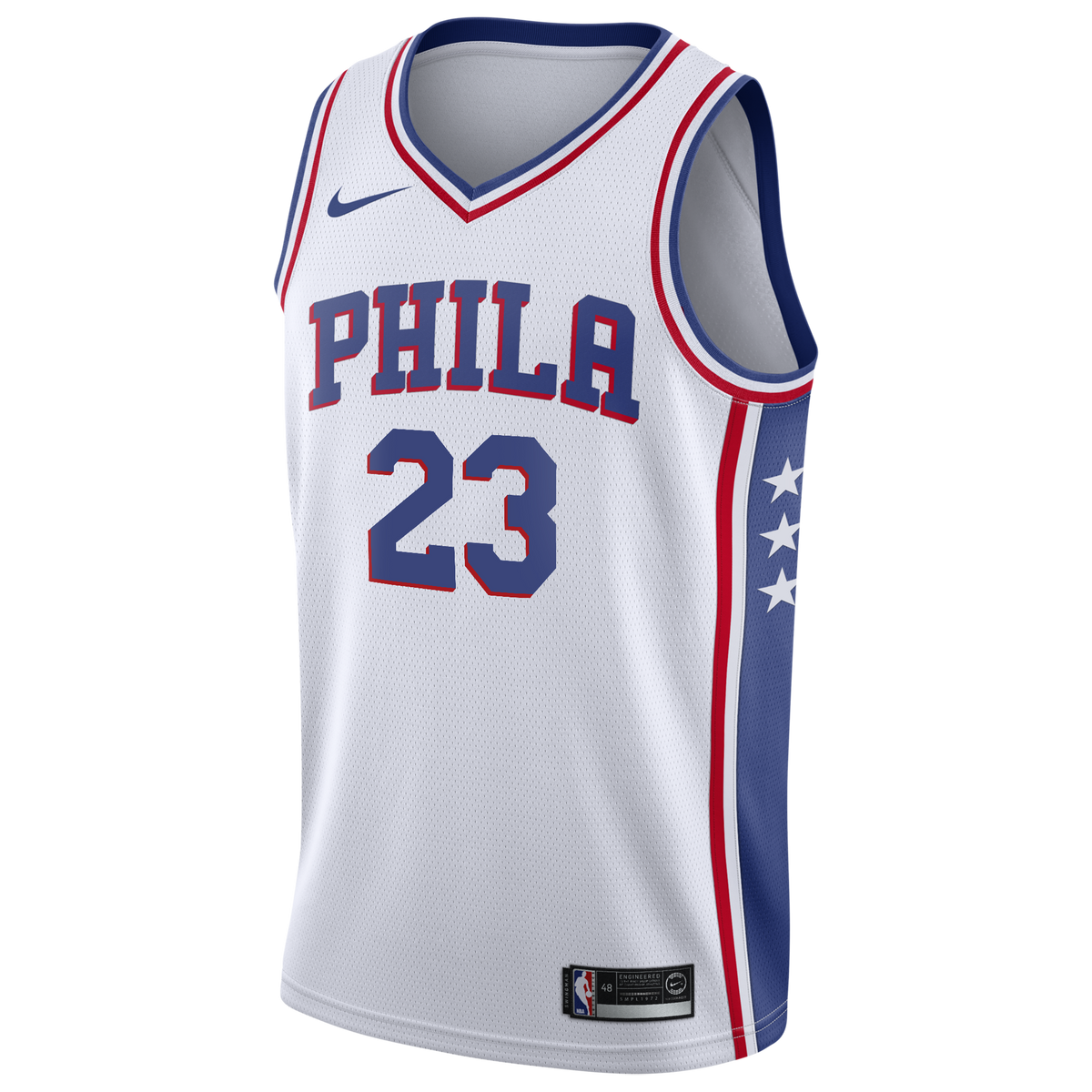 LeBron James - Philadelphia 76ers Association Edition Swingman Jersey - White