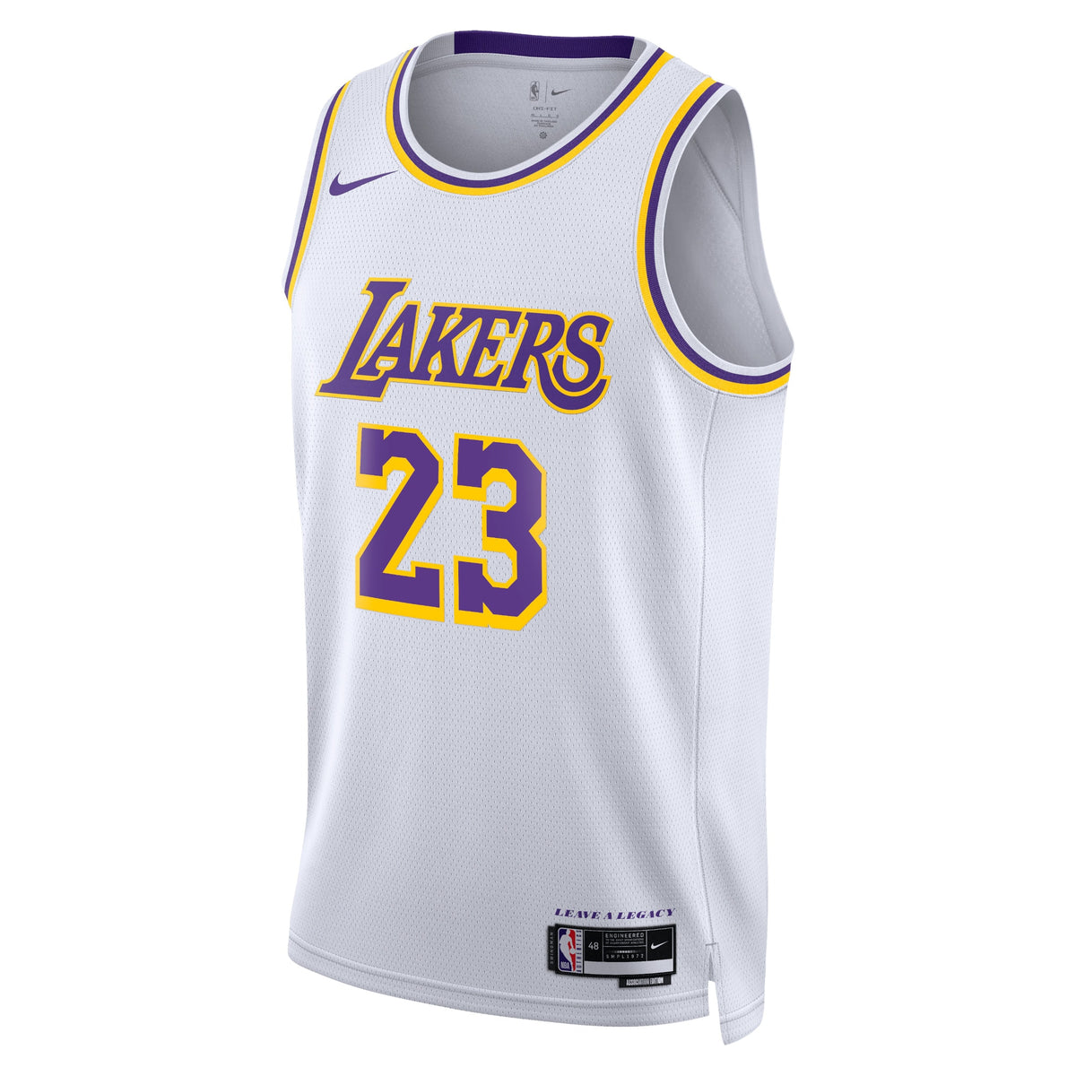 LeBron James - Los Angeles Lakers Association Edition Swingman Jersey - White