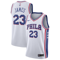 LeBron James - Philadelphia 76ers Association Edition Swingman Jersey - White