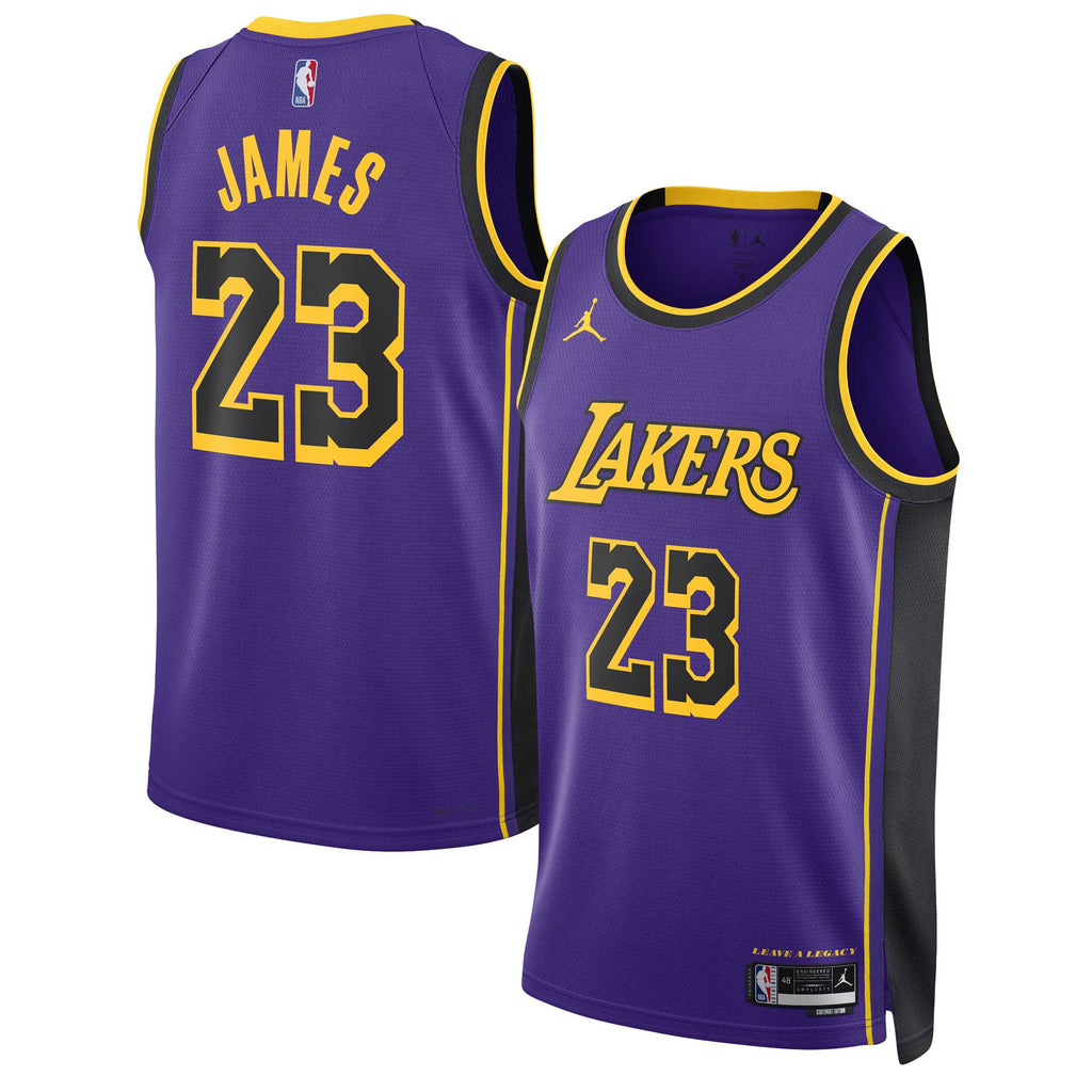 LeBron James - Los Angeles Lakers Jordan Brand Statement Edition Swingman Jersey