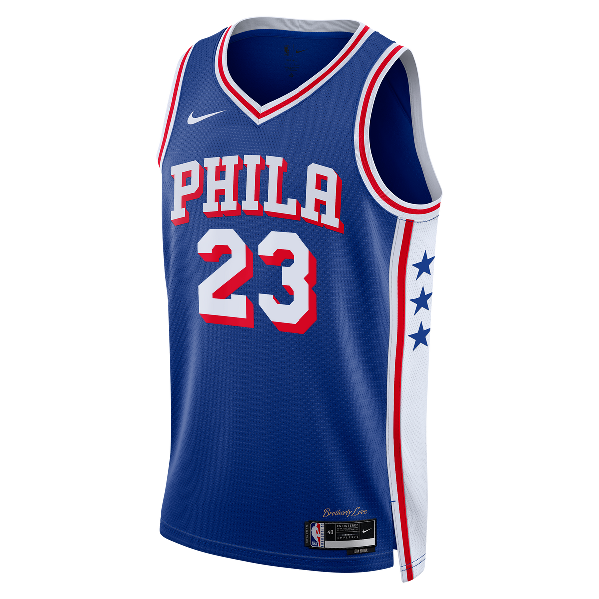 LeBron James - Philadelphia 76ers Icon Edition Swingman Jersey - Royal